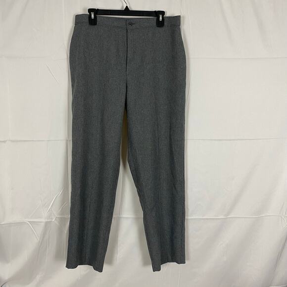 Levi’s Bend Over Gray Houndstooth Pants 34S | Vintage Stretch Pull-On Slacks - Picture 1 of 11